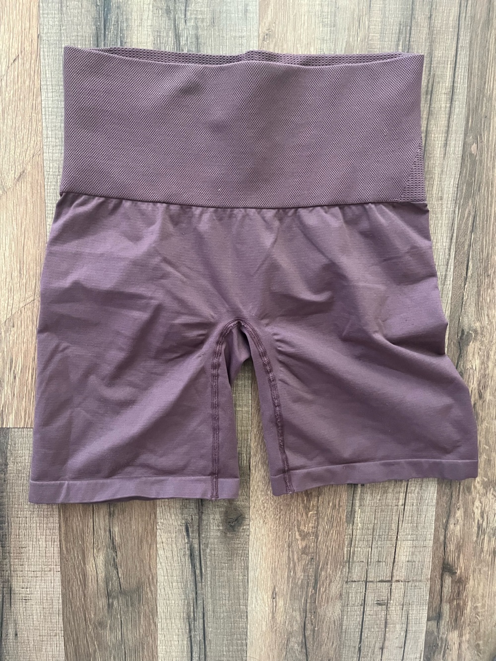 BLANQI High-Waist Seamless Compression Shorts - Mauve
